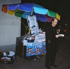 FilbusterFrank: Frank Wilczek at Princeton University's pro-filibuster filibuster, April 29, 2005