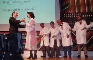AtomEveFinale: Atom and Eve duet, IgNobel opera, Alpbach, 2006