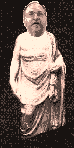 Davocrates: Statue of Socrates with Dave Winer's head on top.