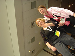 LizJulie: Liz Lawley and Julie Leung at SXSW 2006