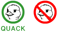 QuackDuck: To quack or not to quack? That is the question <br />  You ask with Betsy’s first Flash animation…”> </a></p>
<hr />
<p>I found plenty of flotsam on the beach in Maine, but no <a href=