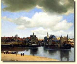 VermeerDelft: Painting by Vermeer, "View of Delft"
