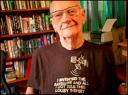 Arthur C Clarke, whose Tshirt slogan says I invented the satellite and all I got was this lousy Tshirt.